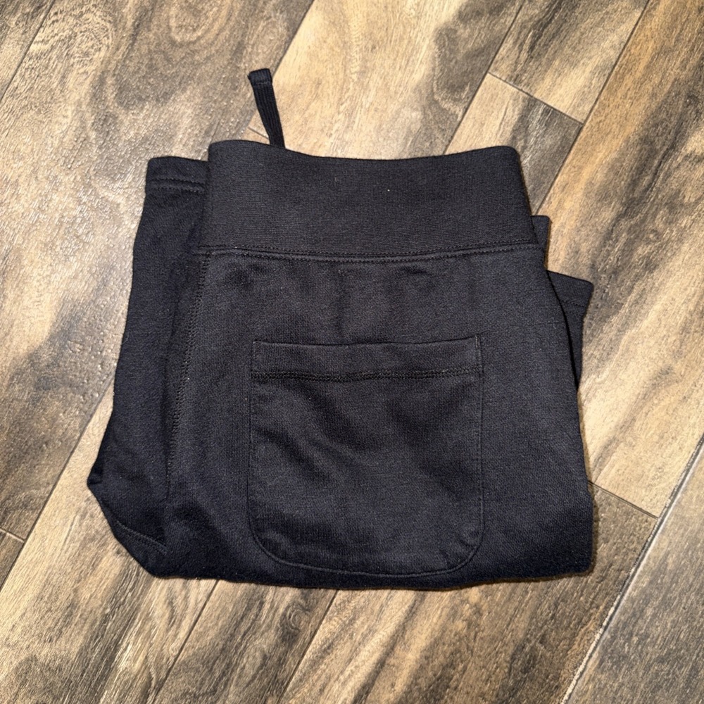 Champion Fleece Shorts Athleticwear Black Drawstring Pockets Men's Size M - Picture 7 of 7